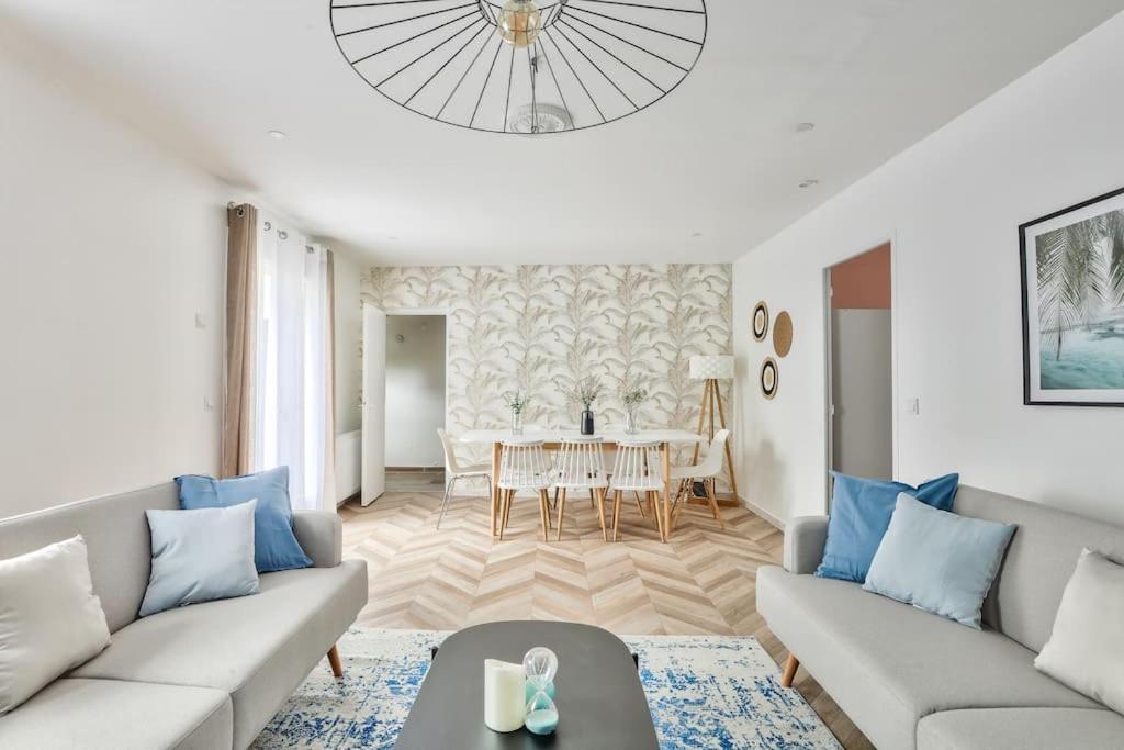 Parking Prive Gratuit - 15Mn Paris - Gare A Pied En 5Mn - Tout Equipee - Terrasse - Jardin - Stade De France - Casino D'Enghien - Hippodrome, Universite Épinay-sur-Seine Εξωτερικό φωτογραφία