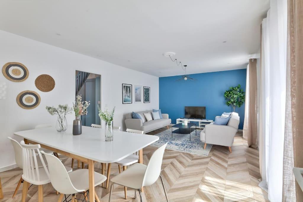 Parking Prive Gratuit - 15Mn Paris - Gare A Pied En 5Mn - Tout Equipee - Terrasse - Jardin - Stade De France - Casino D'Enghien - Hippodrome, Universite Épinay-sur-Seine Εξωτερικό φωτογραφία